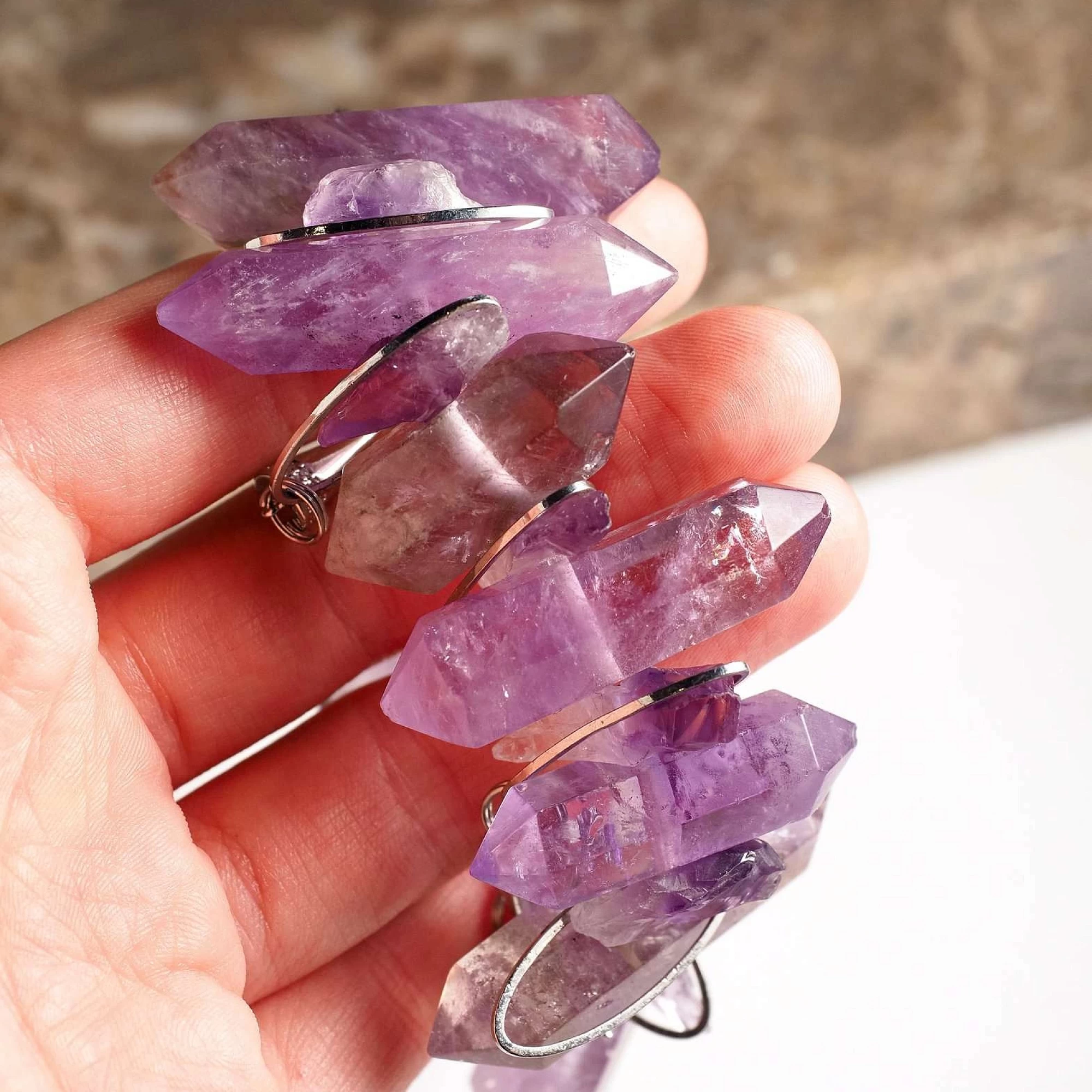 Браслет женский из Аметиста