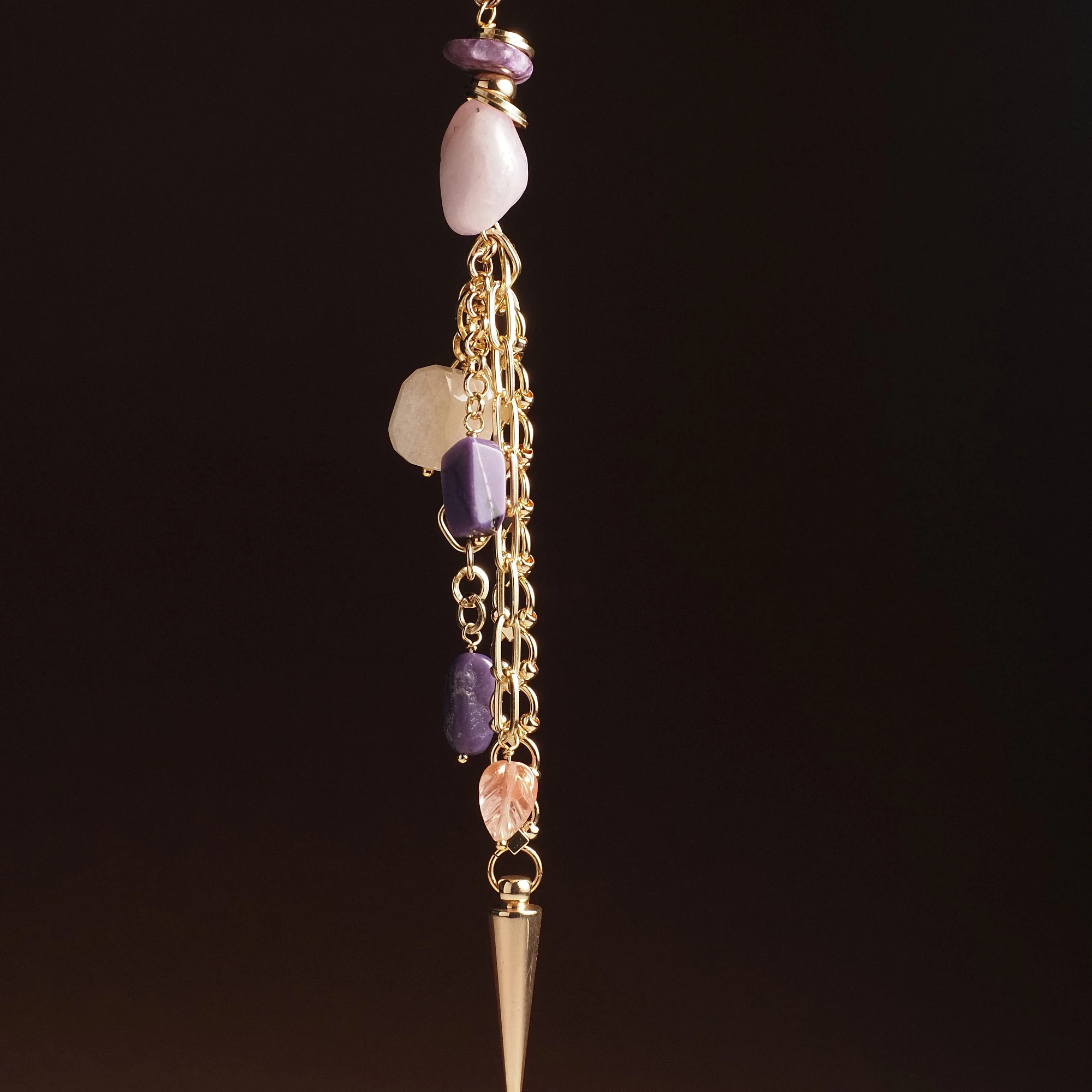 Подвеска из Берилла, Кунцита и Чароита