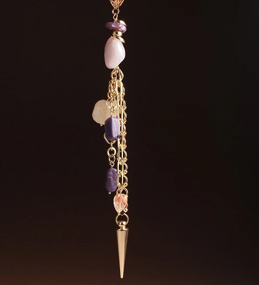 Подвеска из Берилла, Кунцита и Чароита