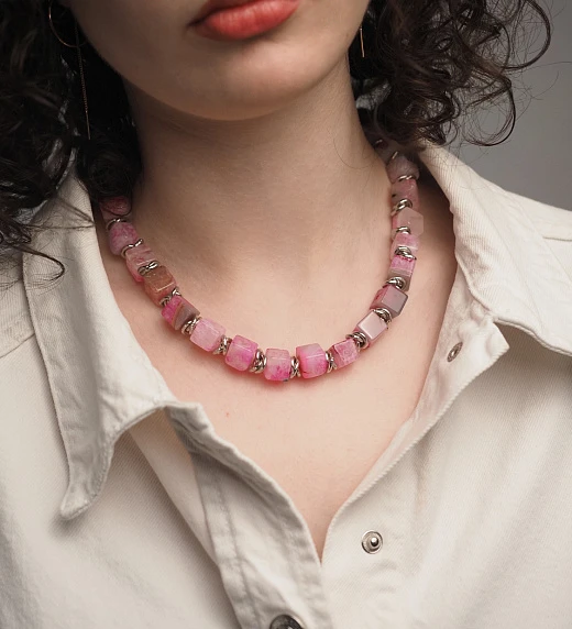 Чокер женский из Агата №1