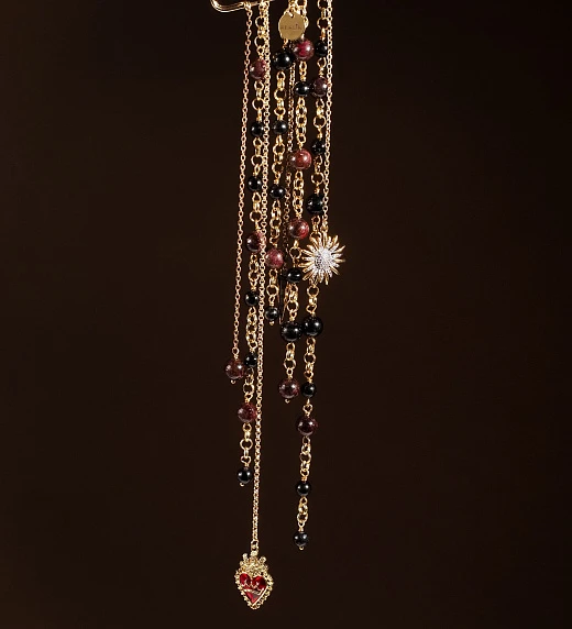 Булавочка из Граната и Турмалина