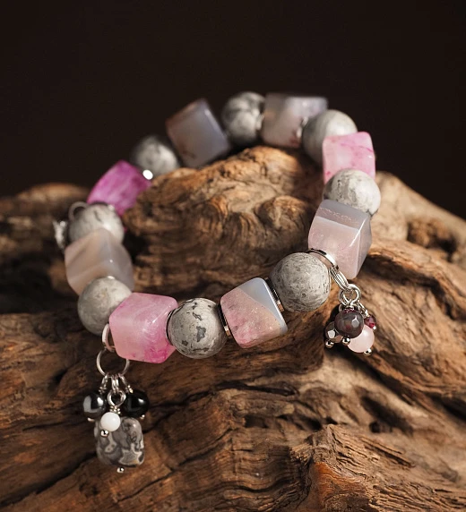 Новогодний браслет №1