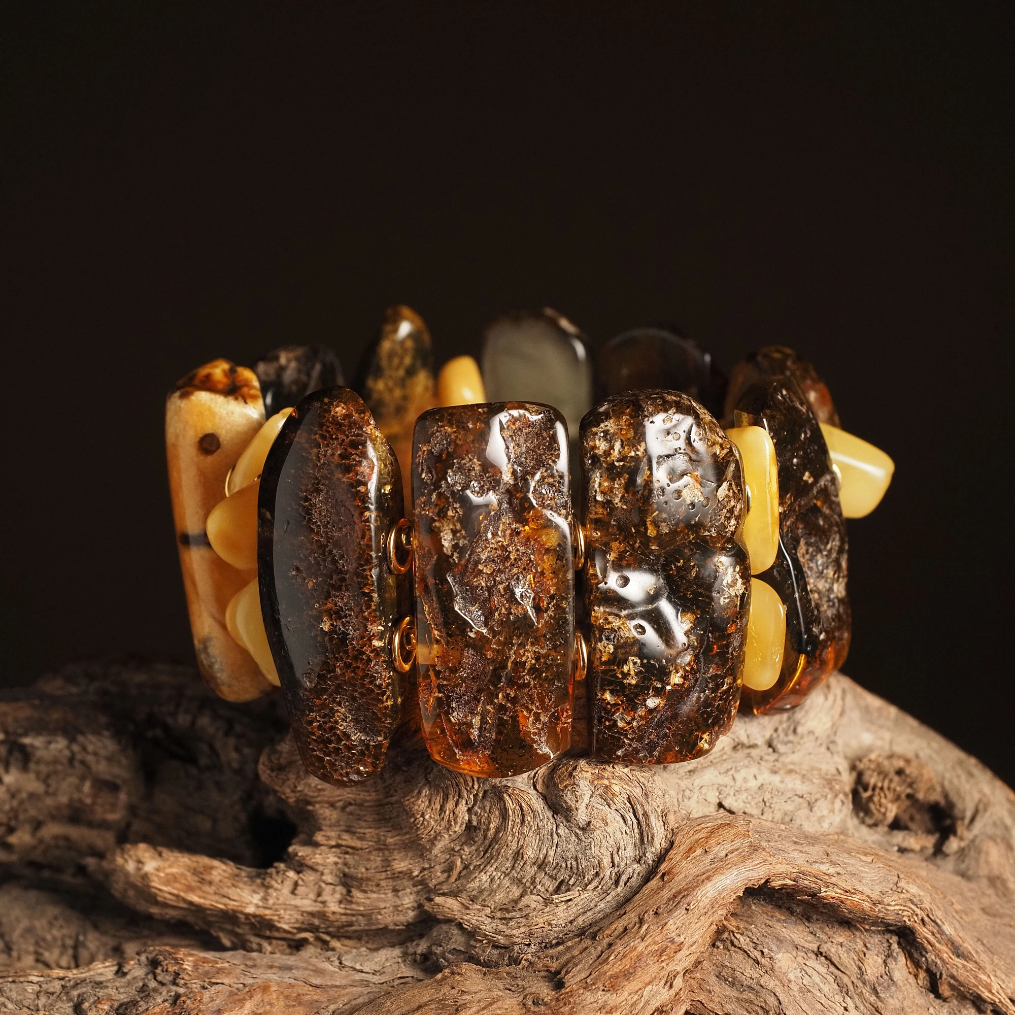 Браслет из Янтаря женский №2