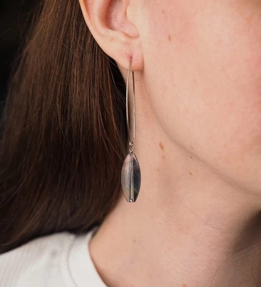 Серьги из Флюорита №3