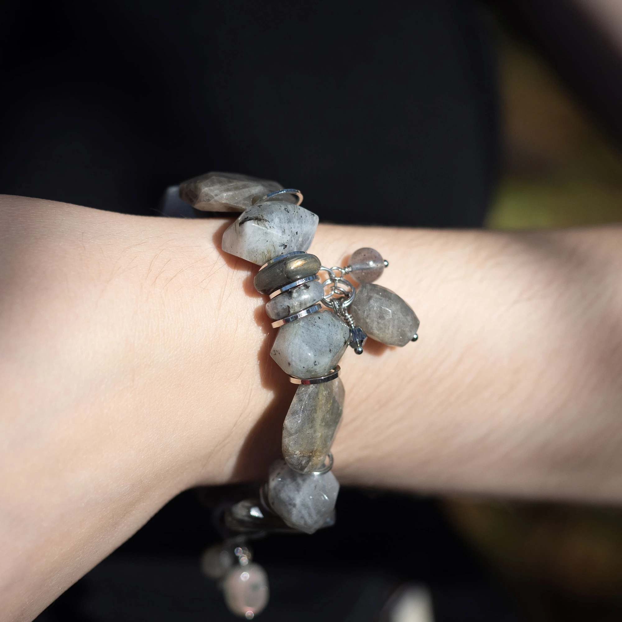 Браслет женский из Лабрадора №1