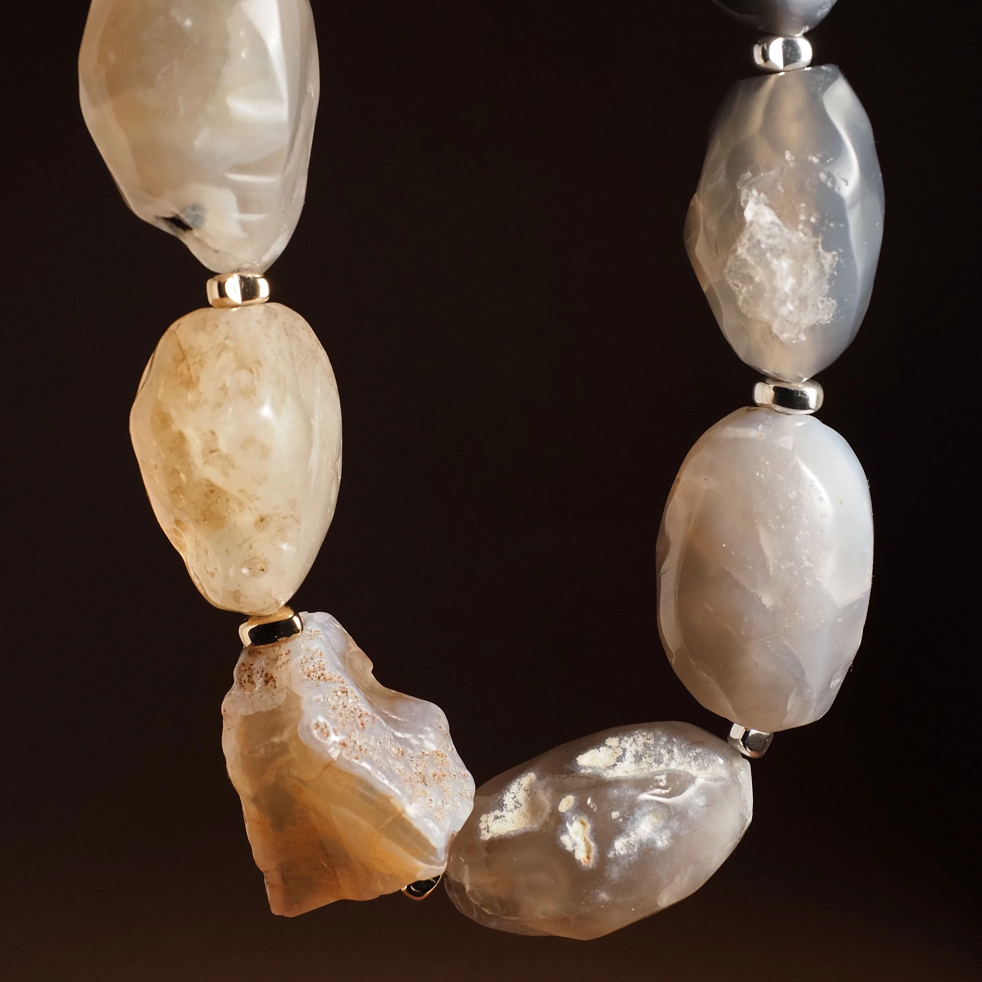 Чокер женский из Агата №2