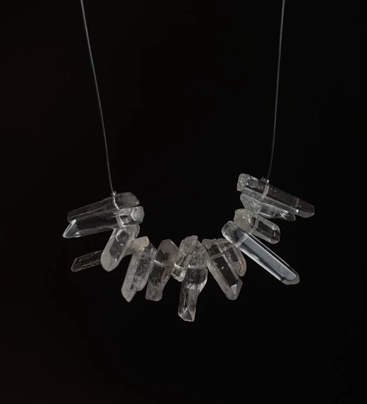 Чокер женский из Горного хрусталя №2