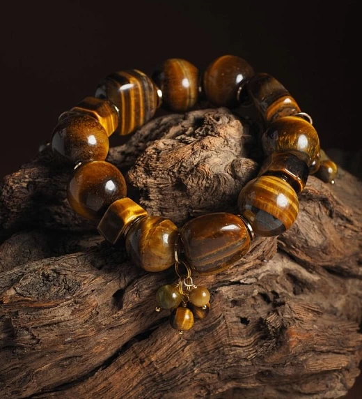 Браслет женский из Тигрового глаза