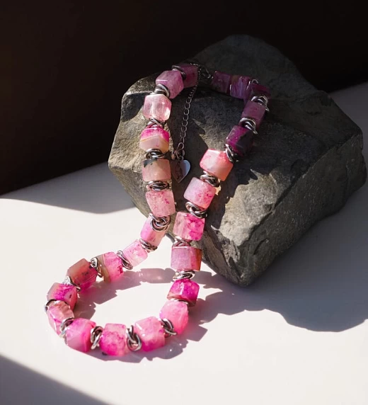 Чокер женский из Агата №1