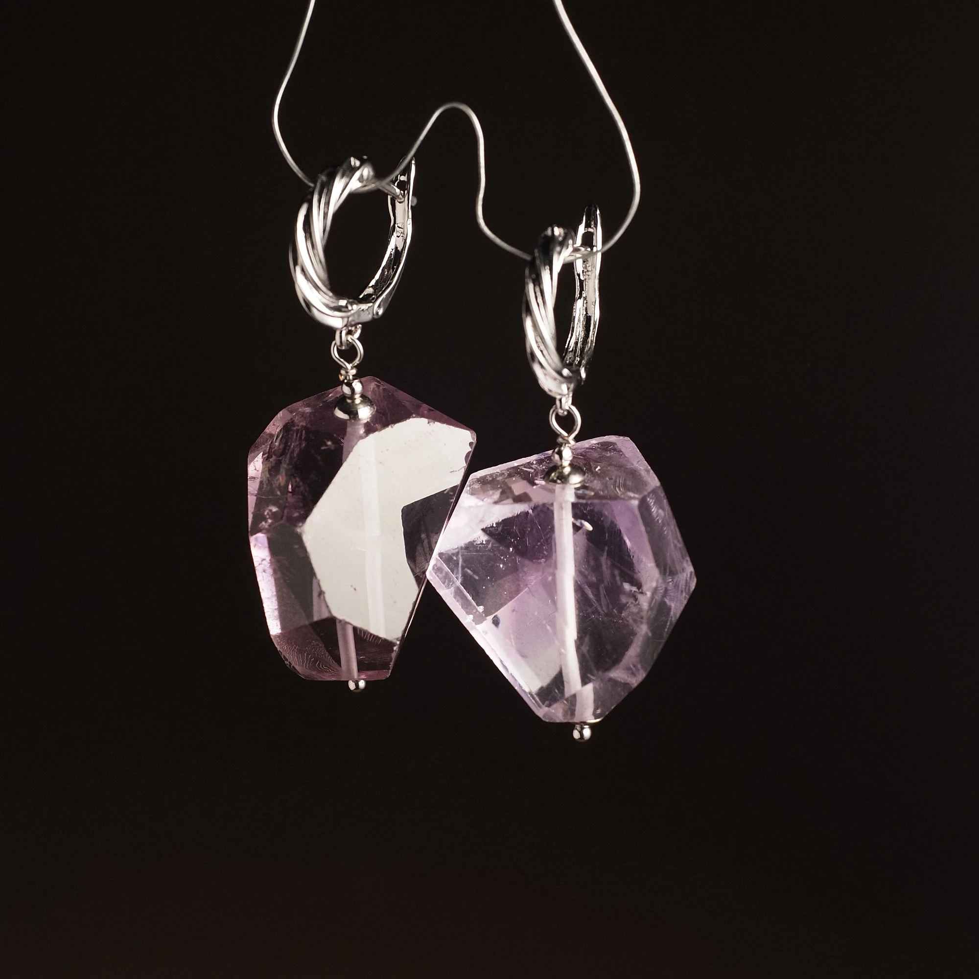 Серьги из Аметиста
