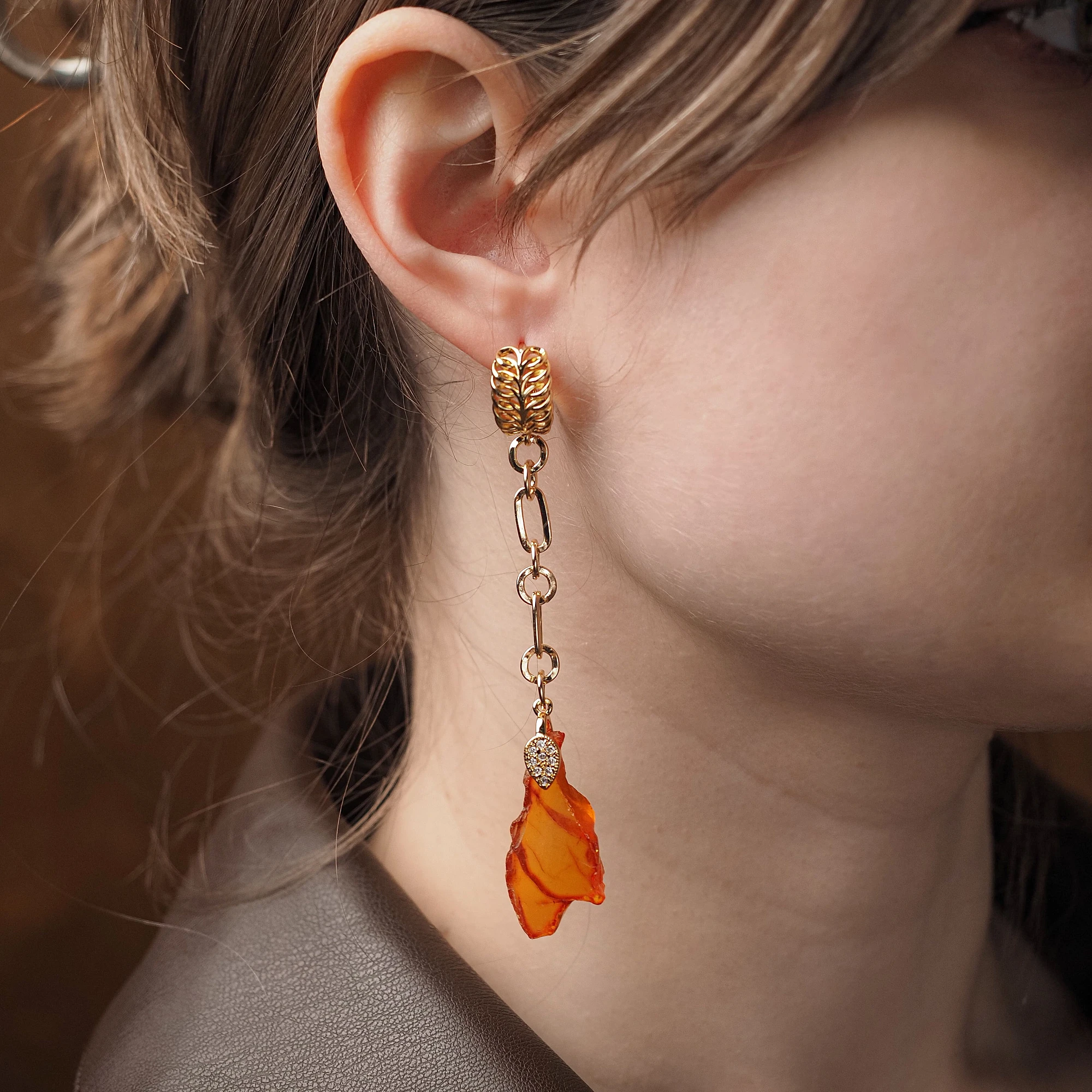 Серьги из Янтаря
