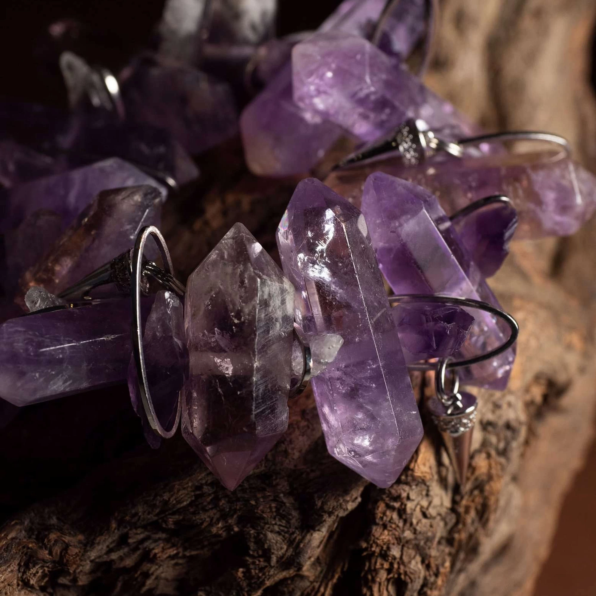 Браслет женский из Аметиста