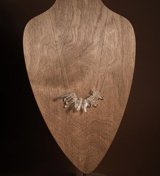 Чокер женский из Горного хрусталя №2