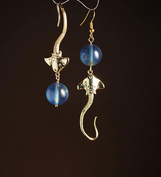 Серьги из Аквамарина