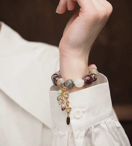 Аспектовый браслет «Открытое сердце» №1