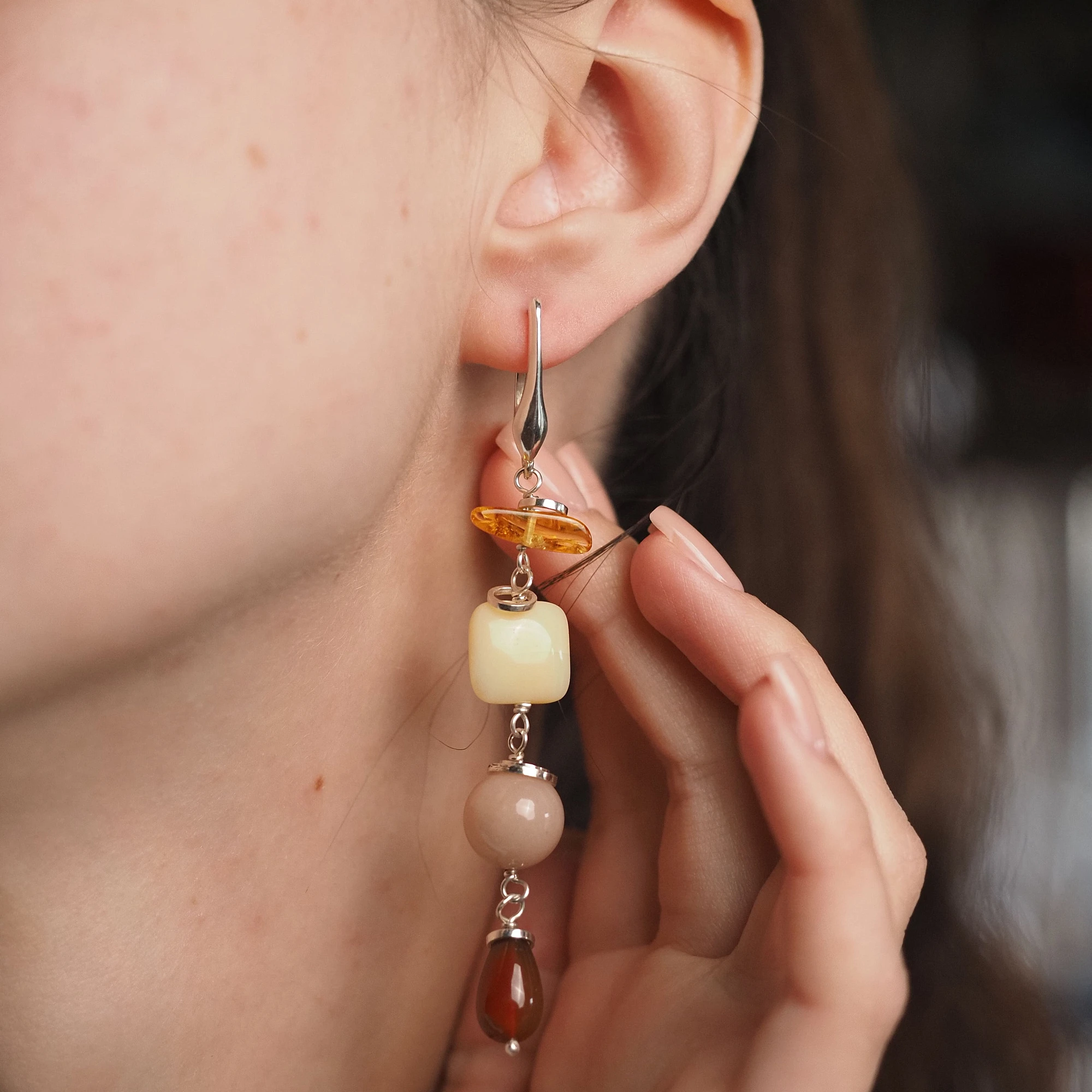 Серьги Талисман года 2026 №1