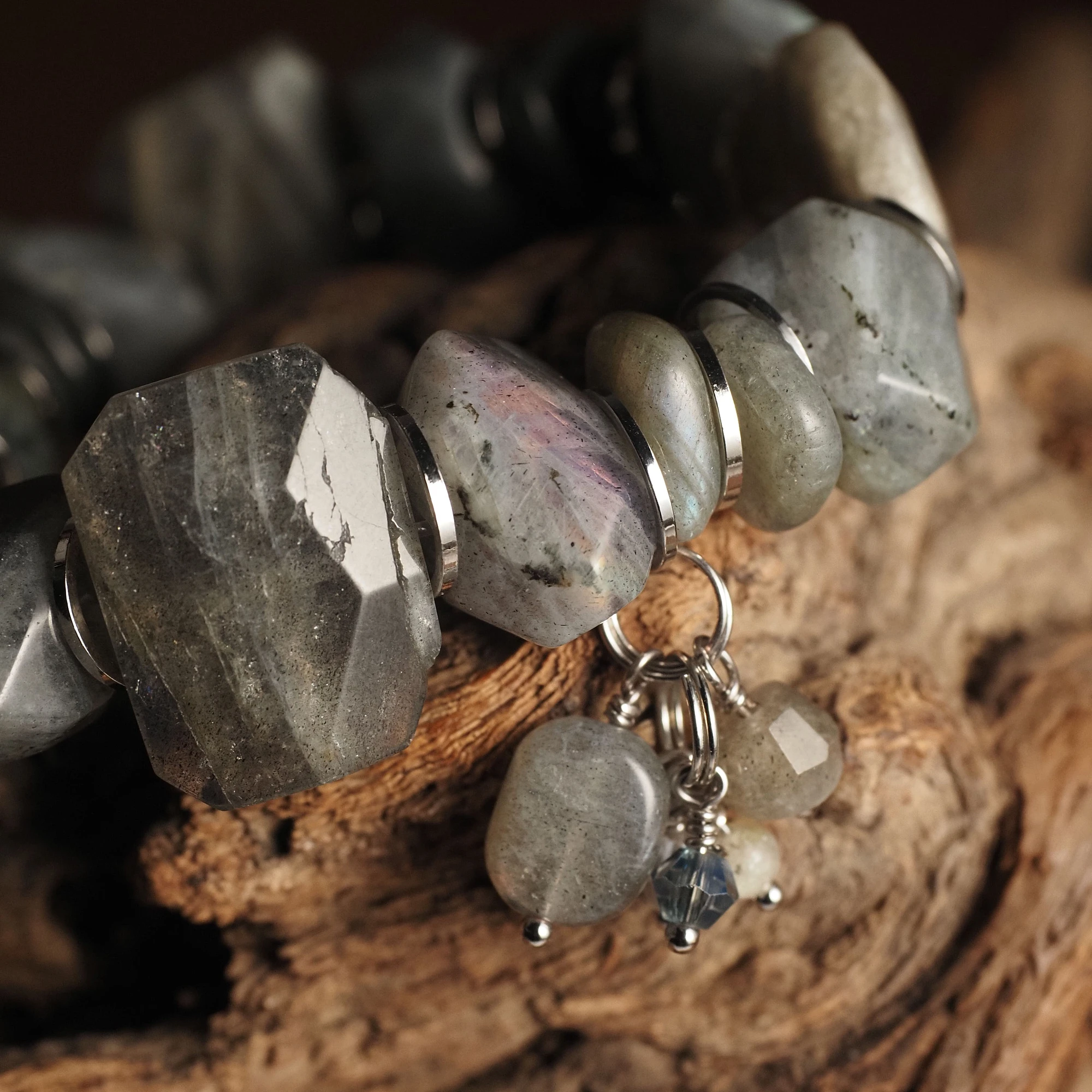 Браслет женский из Лабрадора №1