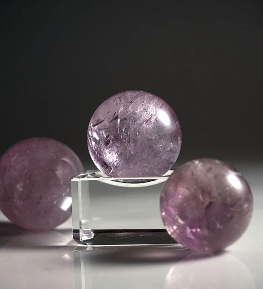 Каменный шар Аметиста №3