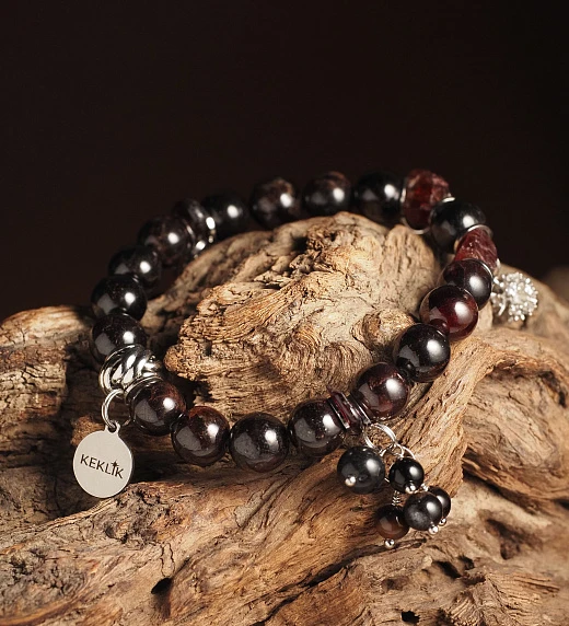 Браслет женский из Граната №2