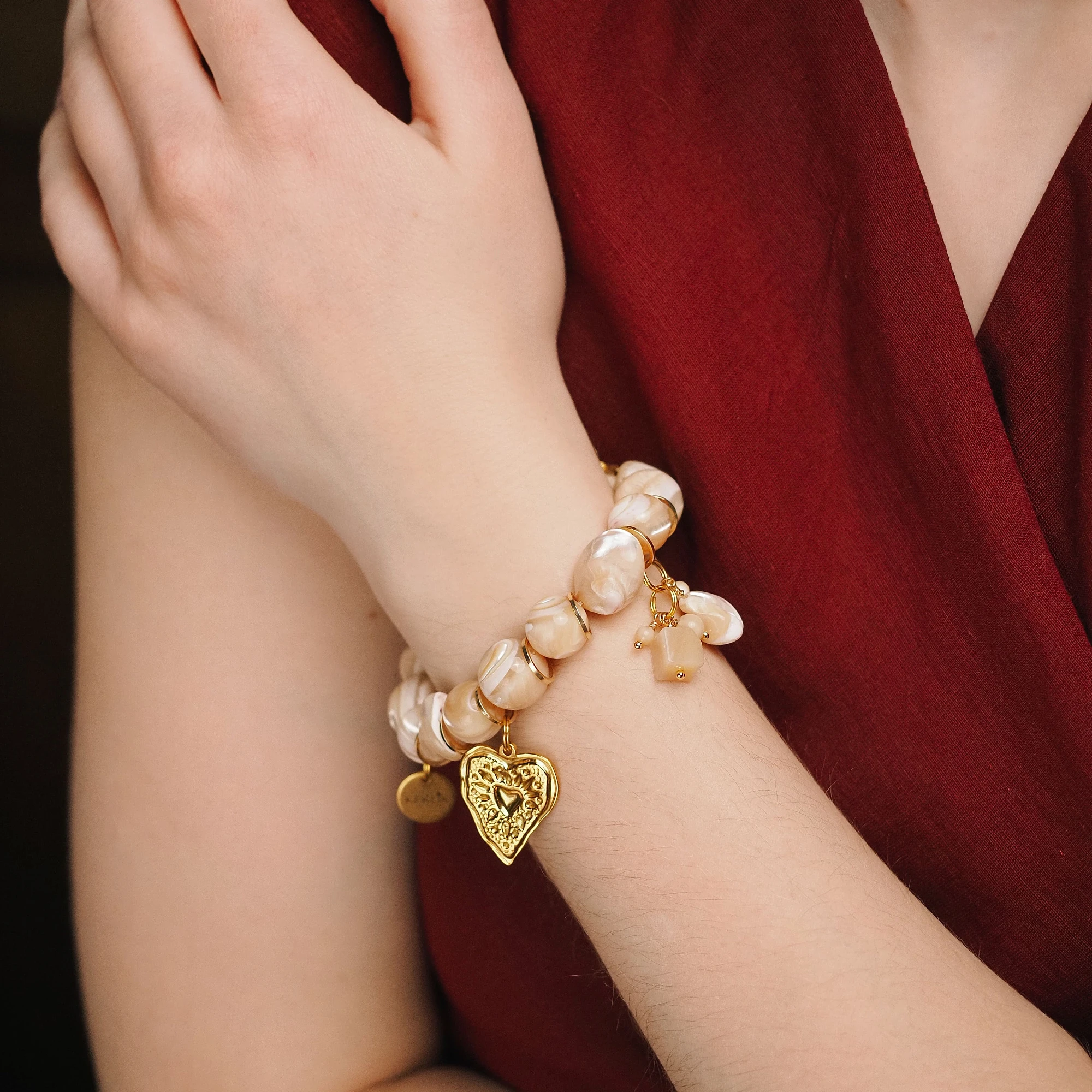 Браслет женский из Перламутра №4