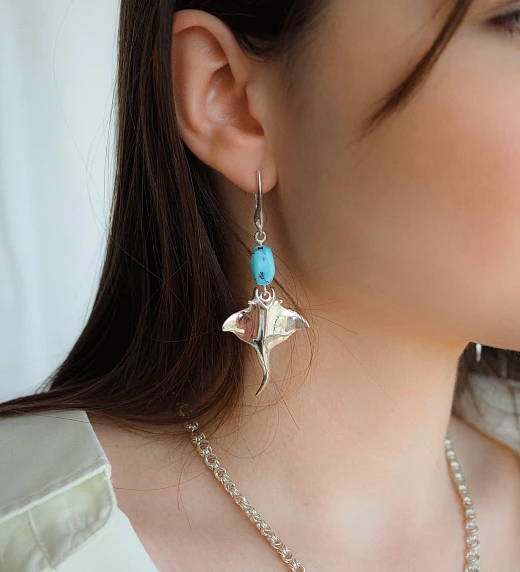 Серьги из Бирюзы