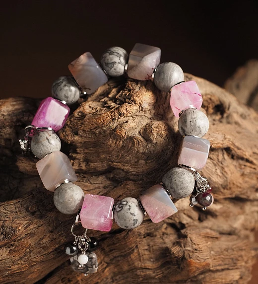 Новогодний браслет №1