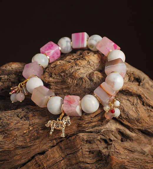 Новогодний браслет №4