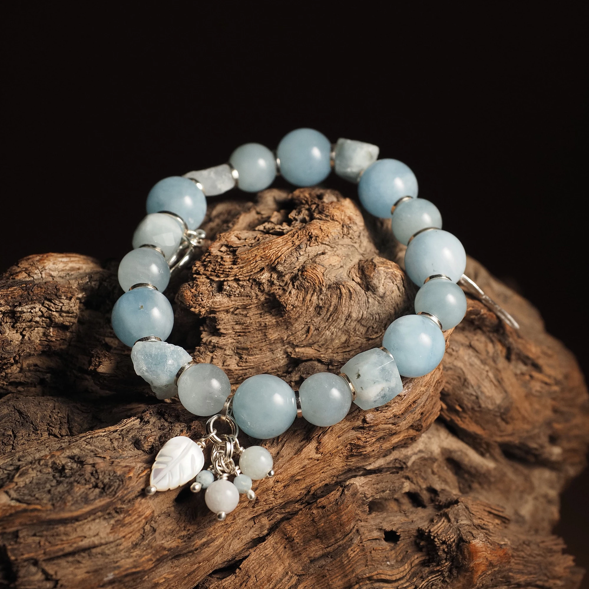 Браслет женский из Аквамарина