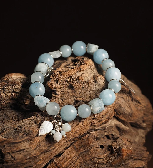 Браслет женский из Аквамарина