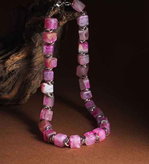 Чокер женский из Агата №1