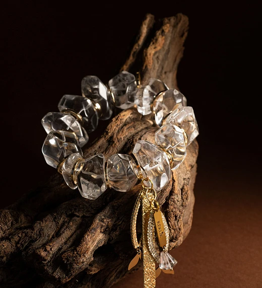 Браслет женский из Горного хрусталя №2