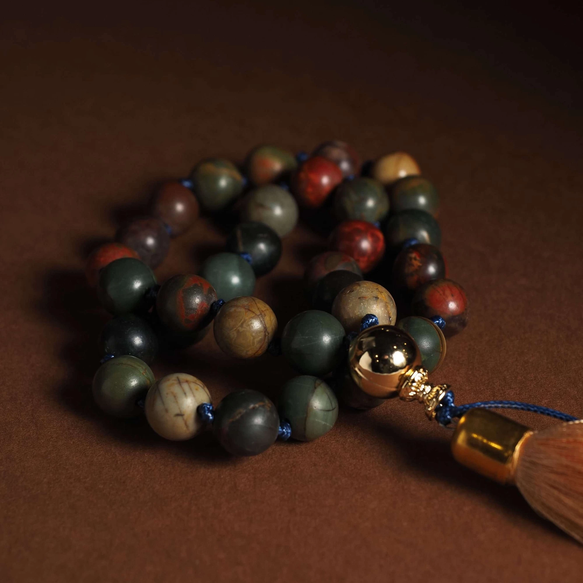 Четки из Агата 33 бусины №2