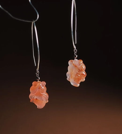 Серьги из Сердолика №2