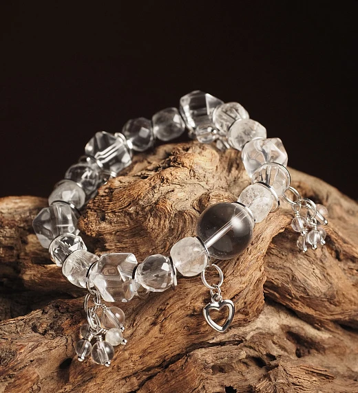 Браслет женский из Горного хрусталя