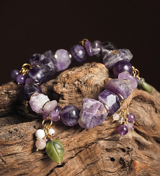 Браслет женский из Аметиста №2