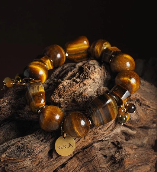 Браслет женский из Тигрового глаза