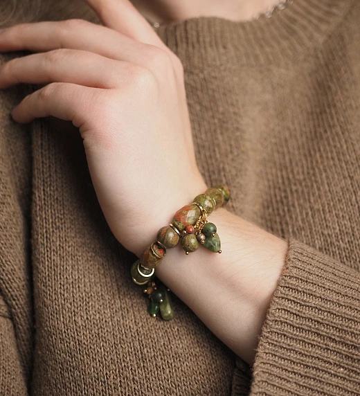 Браслет женский из Яшмы №11