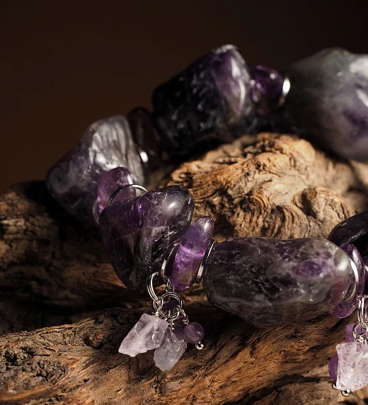 Браслет женский из Аметиста №6