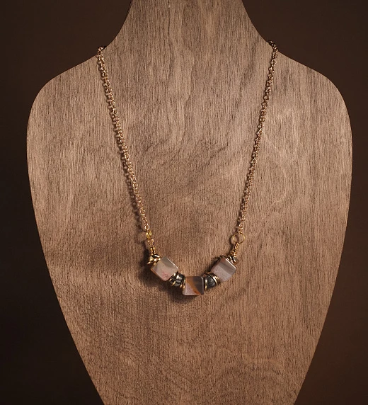 Чокер женский из Агата и Яшмы №1