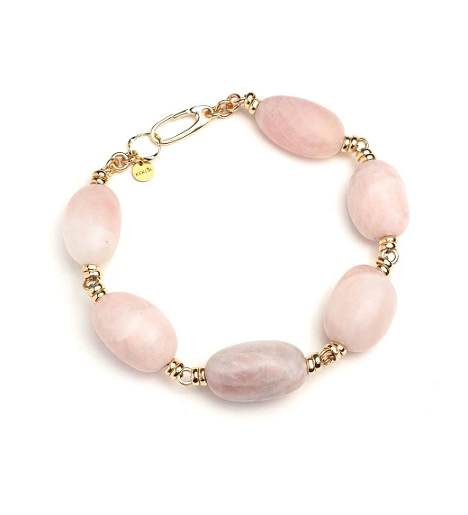 Чокер женский из Розового кварца №2
