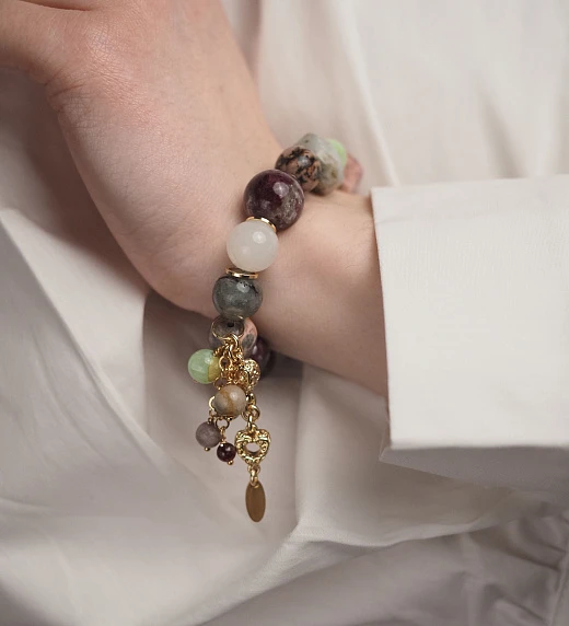 Аспектовый браслет «Открытое сердце» №1