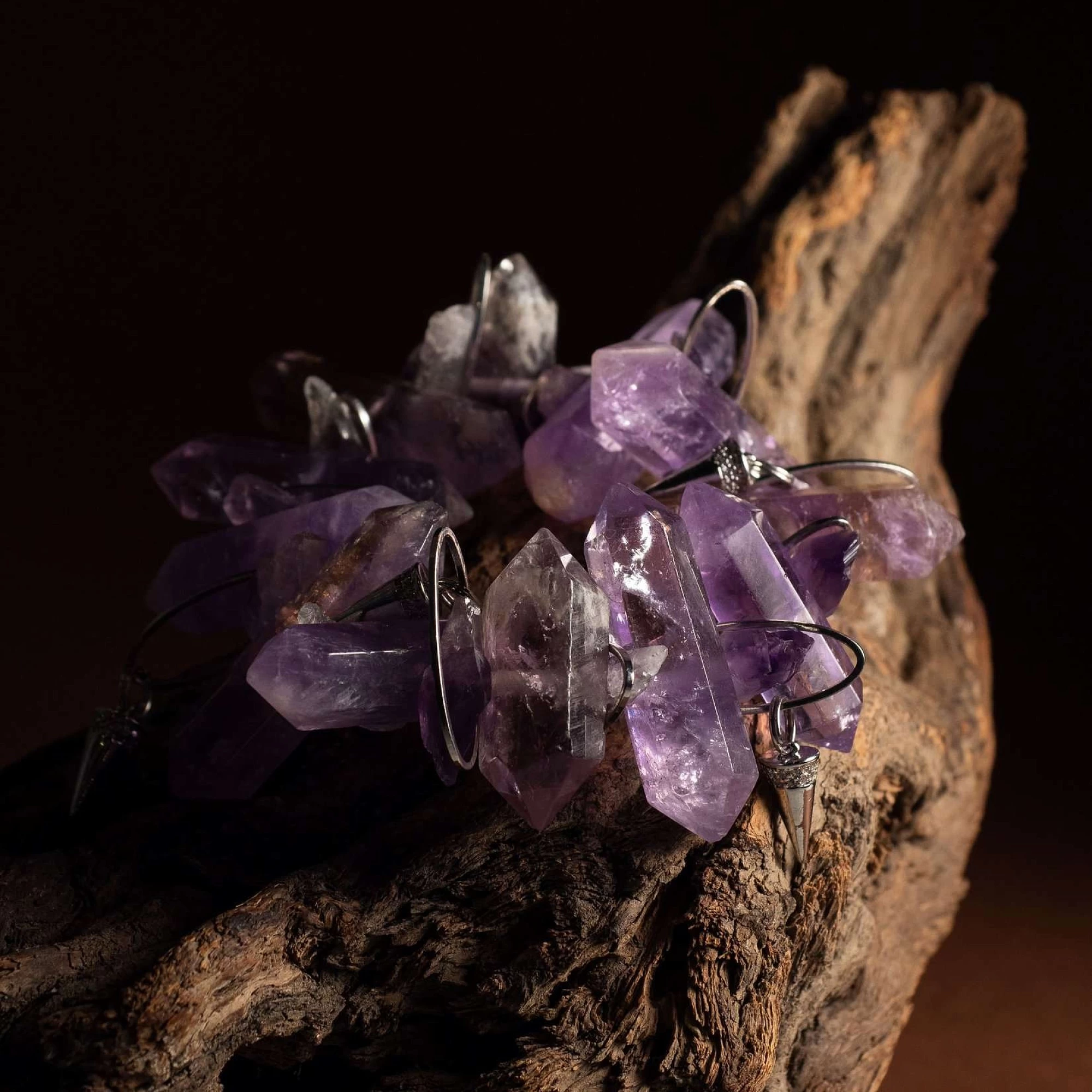 Браслет женский из Аметиста