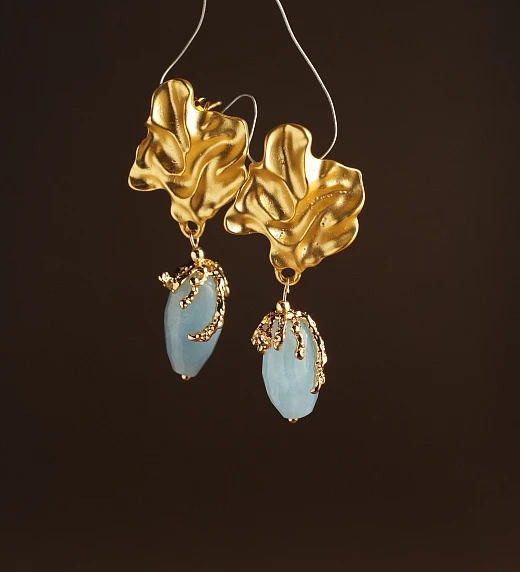 Серьги из Аквамарина
