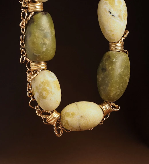 Чокер женский из Жадеита №2