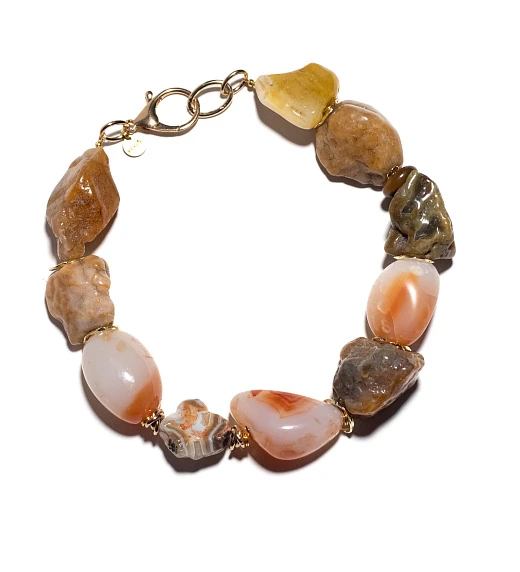 Чокер женский из Агата №4