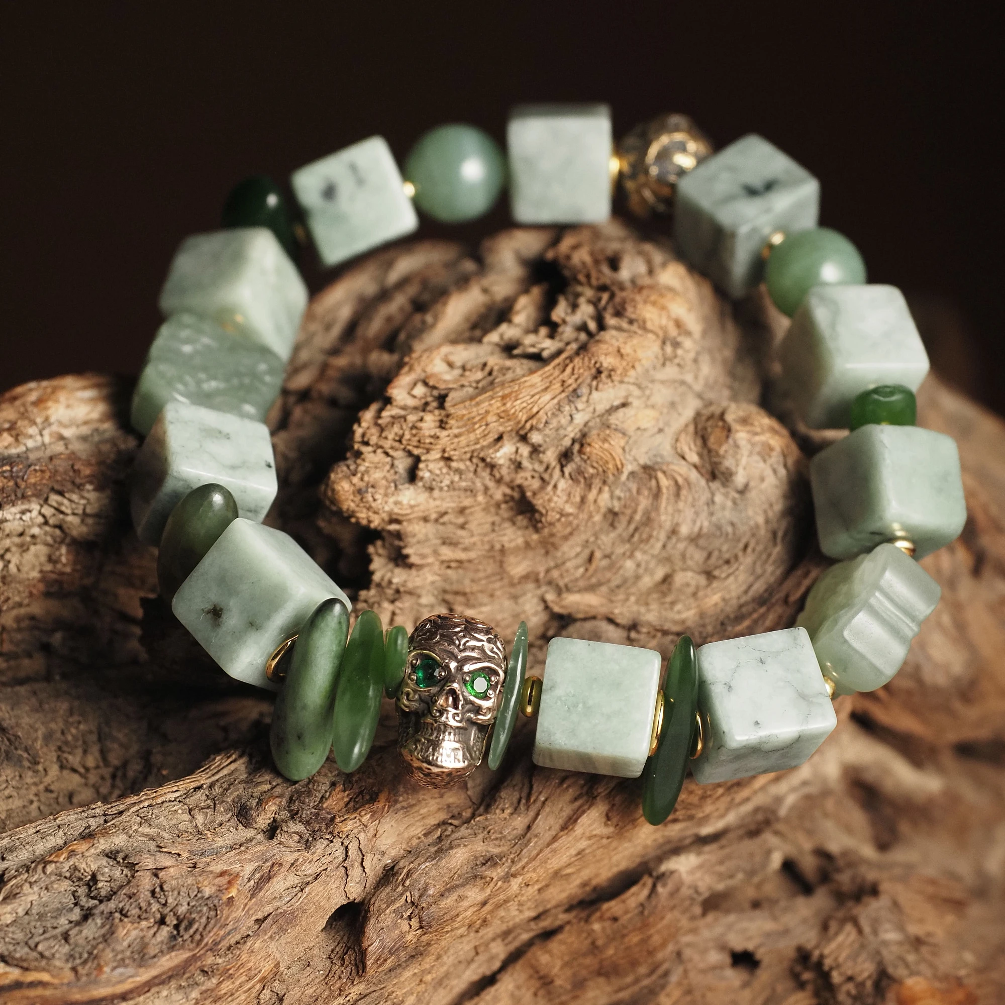 Браслет лаконичный из Нефрита