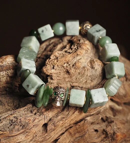 Браслет лаконичный из Нефрита