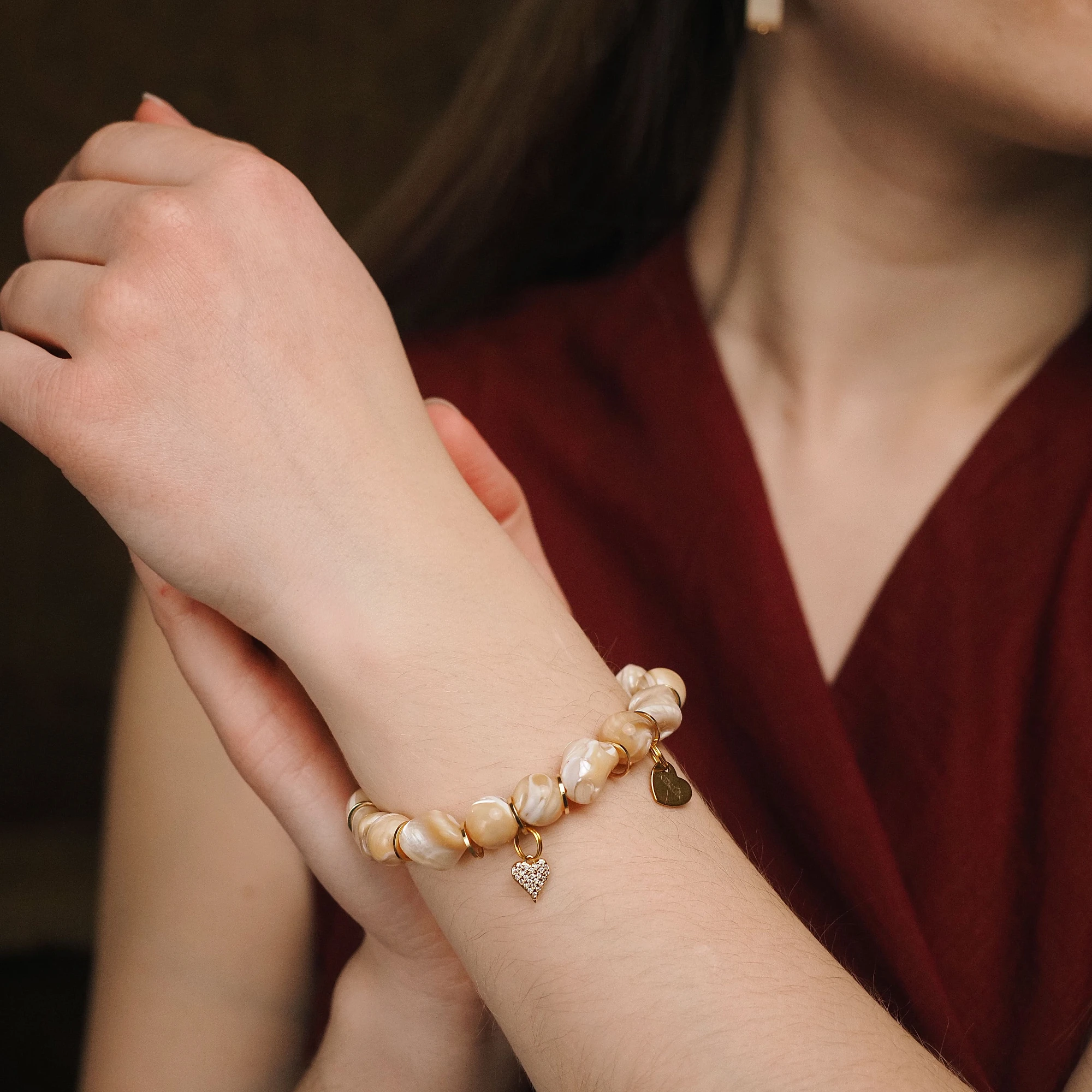 Браслет женский из Перламутра №3