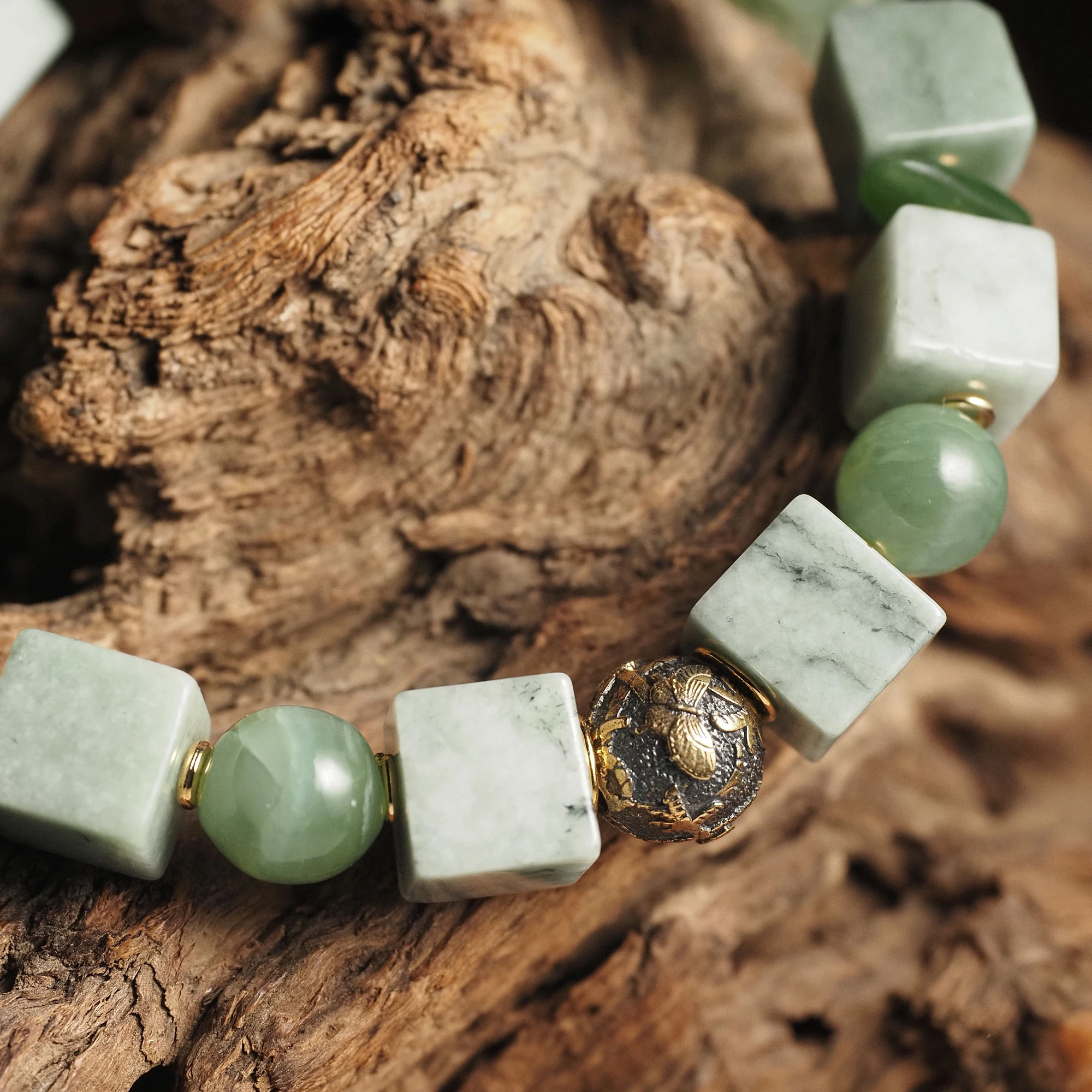 Браслет лаконичный из Нефрита