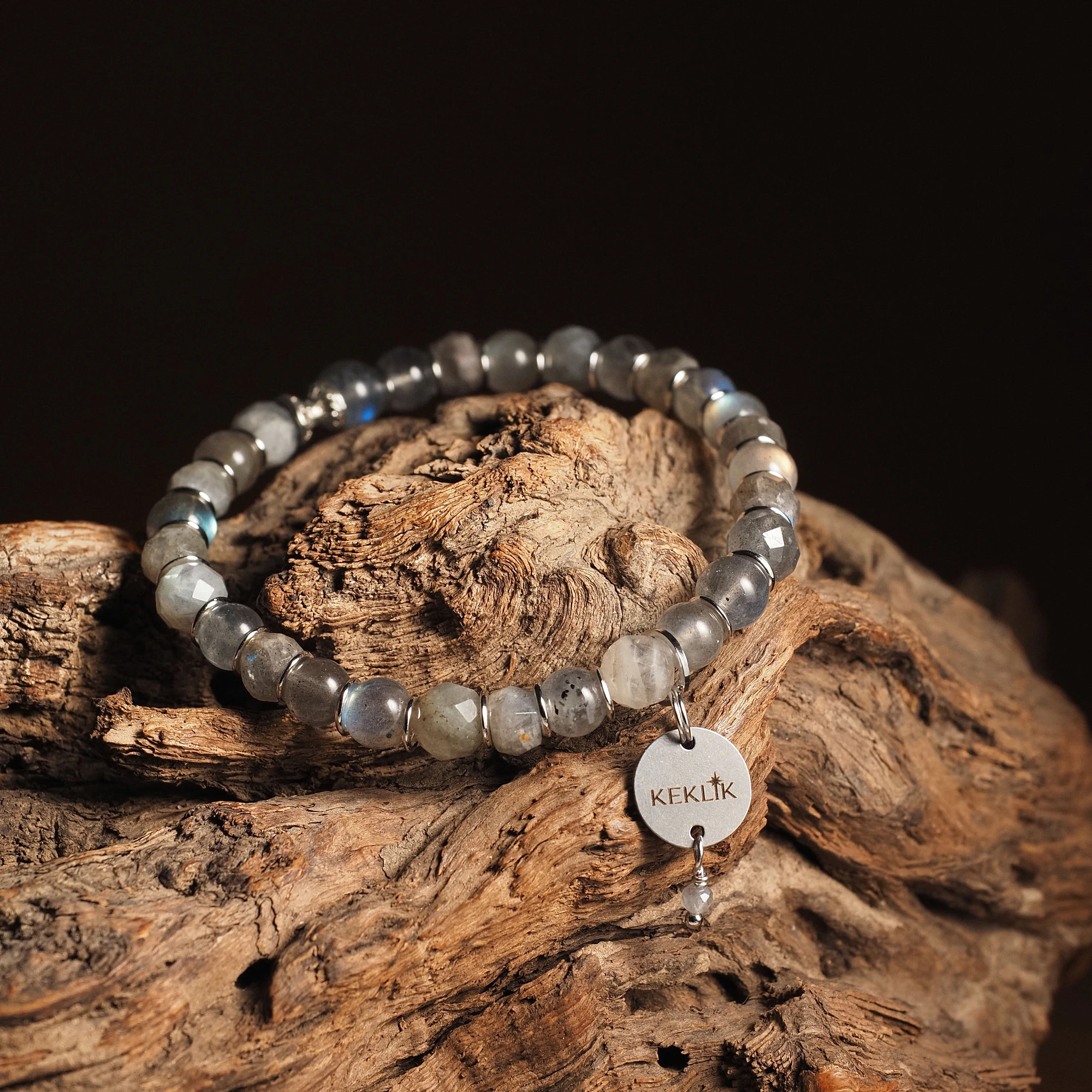 Браслет лаконичный из Лабрадора